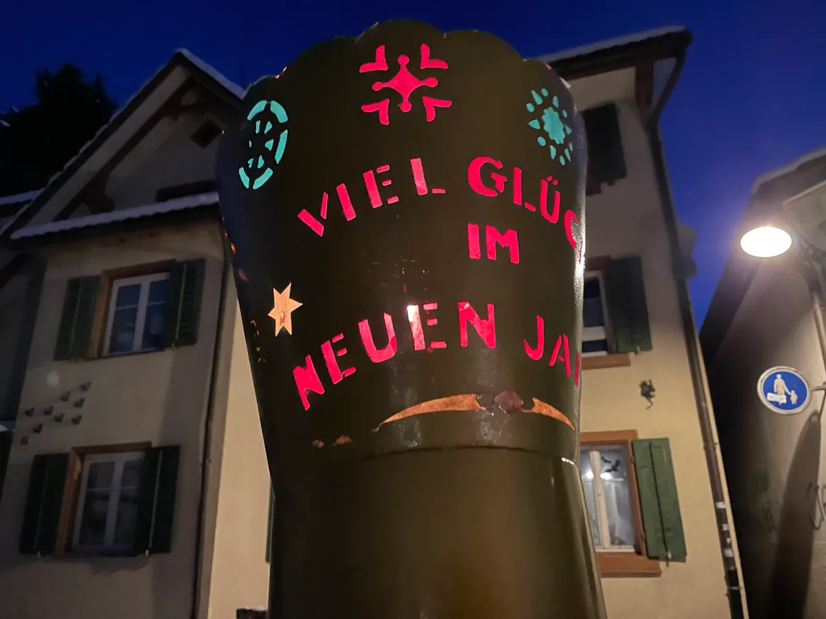 Ein Hut eines Silvesterchlauses.